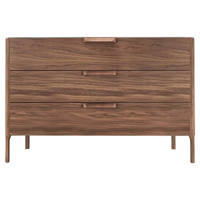 Modern Solid Wood Sideboard 3d model