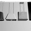 Kitchen Appliances Modern Range Hoods with Various Designs and Colors Hanging