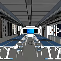 Modern Classroom Hoisting Laboratory 3d model