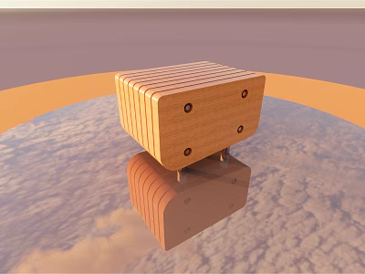 Modern Side Cabinet Sport Cabinet 3d model