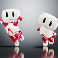 modern robot 3d model