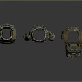 Game Movie Character Tactical Camouflage Gear Collection With Vest Uniform And Backpack