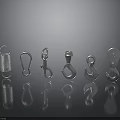Industrial Metal Hardware Equipment With Spring Hooks Shackles And Eye Bolts