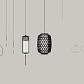 Hanging Decorative Lanterns With Various Modern Designs And Textured Surfaces For Home Decor