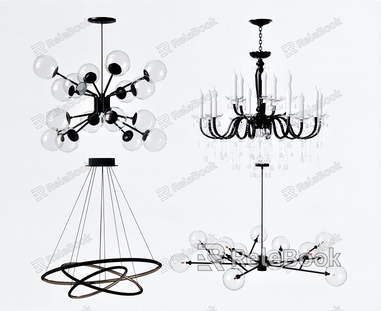 Modern Chandelier Candlestick Chandelier Decorative Chandelier Light Bulb Chandelier model