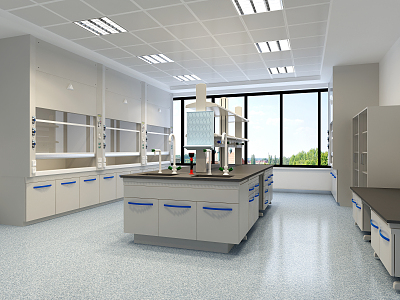 Modern Laboratory Processing Room 3d model