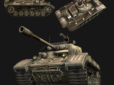 Modern Tanks model