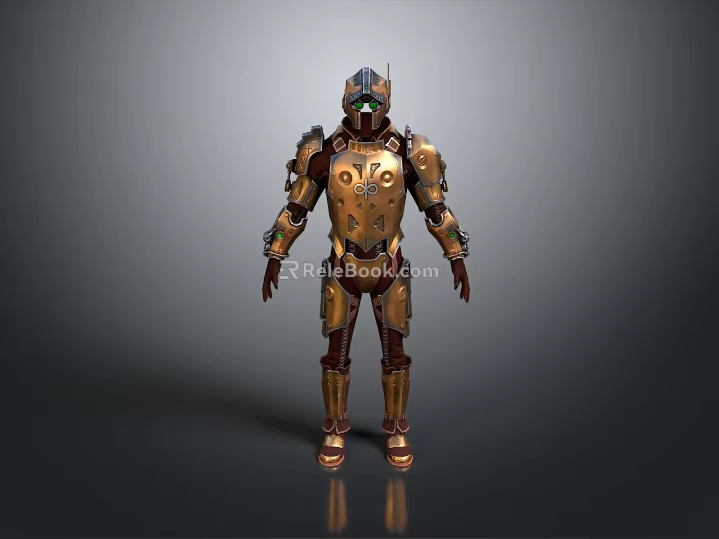 Robot Assistant Small Robot Butler Robot Butler Figure Game Figure 3d model