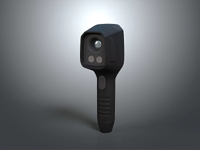 Black Handheld Portable Device With Ergonomic Grip And Functional Buttons For Daily Home Essentials 3d model