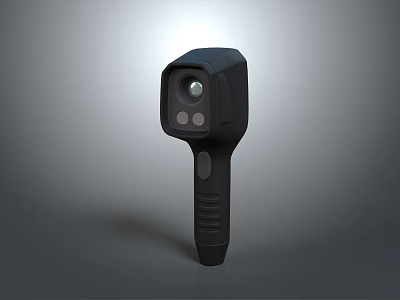 Black Handheld Portable Device With Ergonomic Grip And Functional Buttons For Daily Home Essentials 3d model