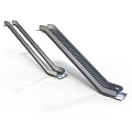 Architectural Metal Ramp Design With Sloped Structure And Non Slip Surface