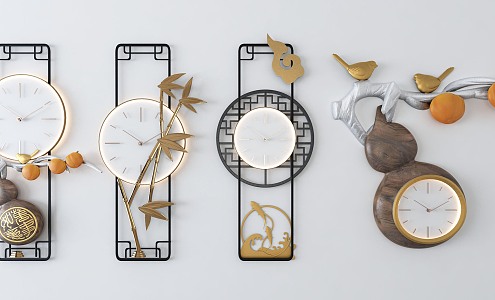 Modern Clock 3d model