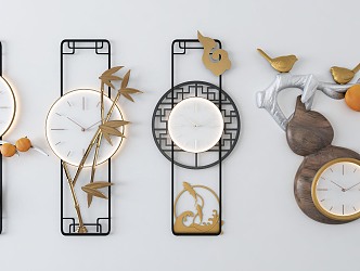 Modern Clock 3d model