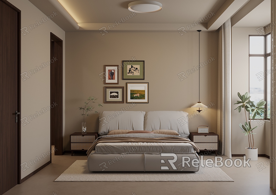 Middle Style Bedroom model