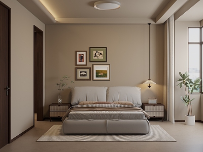 Middle Style Bedroom model