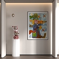 Children's decorative painting 3d model