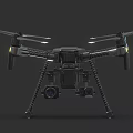Smart Drone With Four Propellers Dual Cameras Landing Gear And LED Lights