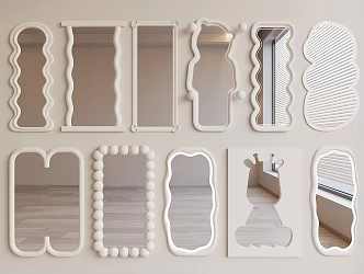 Modern Mirror 3d model
