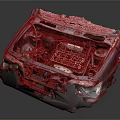 Modern Engine Scrap Engine Bad Engine Racing Engine 3d model