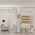 Modern Beauty Hair Salon Interior With Reception Area Styling Chairs And Mirrors