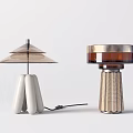 Modern Table Lamps With Unique Contemporary Designs Different Shapes And Materials 3d model