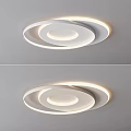 Modern Circular Layered LED Ceiling Light For Contemporary Interior Spaces
