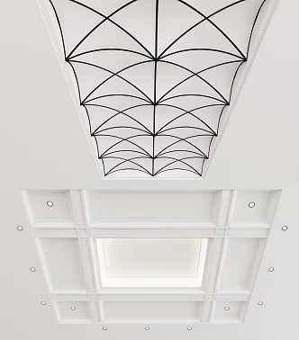 Modern Ceiling 3d model