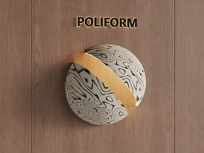 Modern Middle Style Wall Lamp Bedside Creative Wall Lamp 3d model