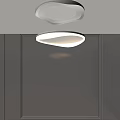 Modern Minimalist White Ceiling Light With Soft Glow For Home Interior Design 3d model