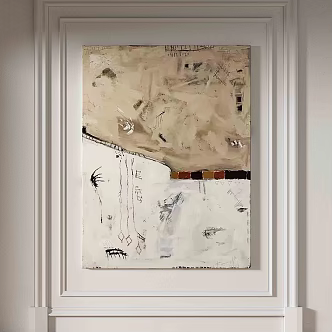 Jane Ou's Quiet Muscle Decorative Painting 3d model