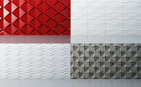 Modern Wall 3d model