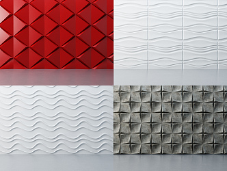 Modern Wall 3d model