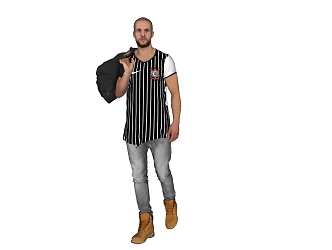 modern man 3d model