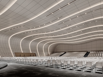 Lecture Hall Academic Lecture Hall Theater Multifunctional Hall Reporting Hall Lecture Hall Conference Hall 3d model