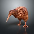 Modern wingless bird bird bird bird 3d model