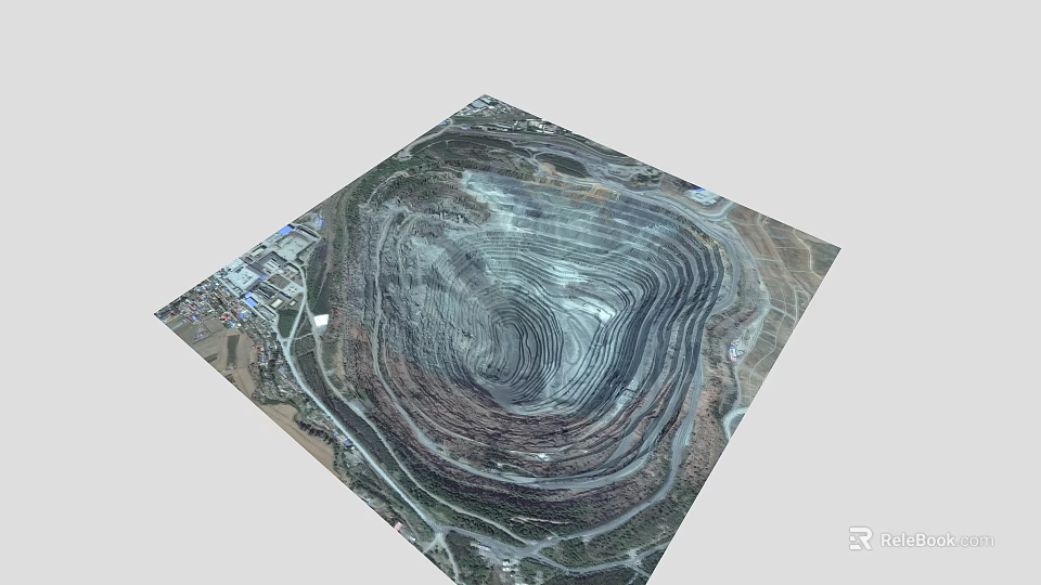 Efficient Mining Commercial Equipment Applied in Open Pit Layered Excavation Operations 3d model 