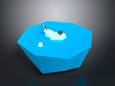 penguin antarctic penguin cartoon penguin little penguin amphibian amphibian animals 3d model