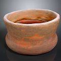 Handcrafted Terracotta Ceramic Sculpture Bowl With Textured Surface And Artisan Craftsmanship