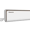 Gomecify Wall Mounted Air Conditioner Modern Sleek Design With Beige Exterior And Brand Logo