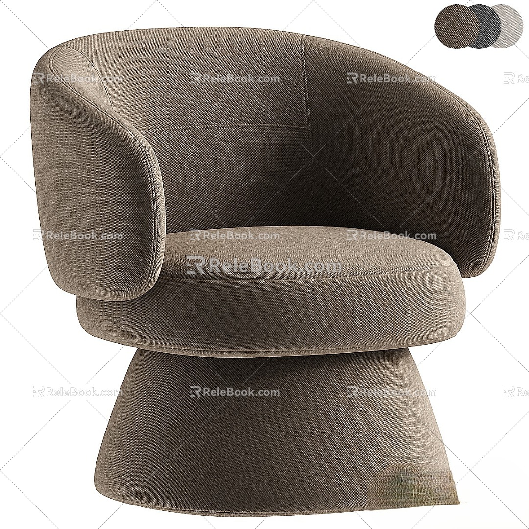 air swivel chair 3d model