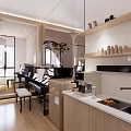 Modern Public Office Area Design With Ergonomic Workstations Natural Lighting And Green Plants