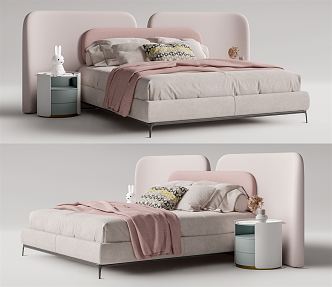 Modern Children's Bed 3d model