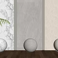 Modern Tile Floor Tile Background Wall 3d model
