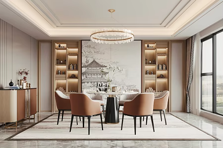 New Chinese Restaurant 3d model
