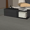 Side Cabinet Bookcase Decorative Cabinet Simple Cabinet 3d model