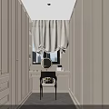 Elegant Bedroom Interior Design With Beige Tones Bed Chandelier And Decorative Paintings