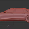 Luxury Sedan Two Tone White Red Exterior Black Roof Beige Leather Interior Multi Spoke Wheels