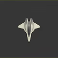 Futuristic Aircraft Concept With Sleek White Aerodynamic Design And Transparent Cockpit