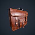 Modern Briefcase Modern Bag Briefcase Handbag Leather Bag Schoolbag Backpack 3d model