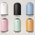 Public Facility Trash Bins in Multiple Colors for Modern Public Areas